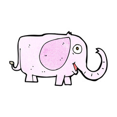 cartoon baby elephant