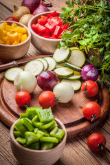 Vegetables.