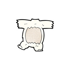 cartoon polar bear body