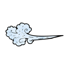 cartoon gust of wind