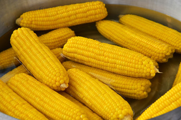 Sweet corn were Boiled give and delicious health benefits    
