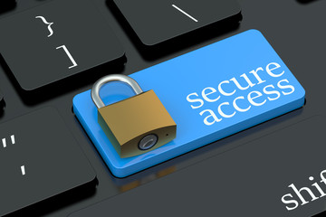 Fototapeta premium Secure Access keyboard button