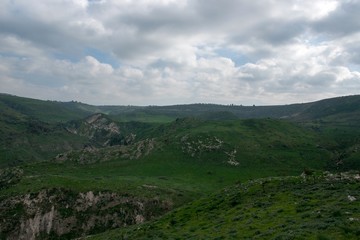 Naklejka premium Israeli landscape near Kineret lake