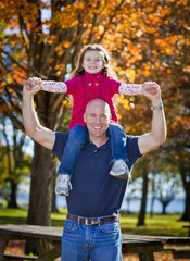 Obraz premium Daddy and daughter