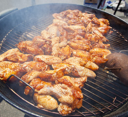 BBQ chicken wings
