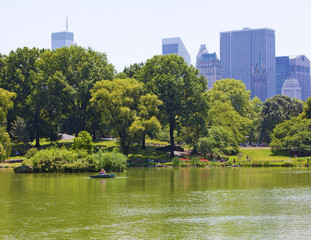 Central Park lake