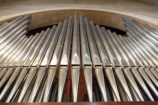 Canne di organo - dettaglio dello strumento