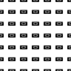 video tape seamless pattern. Vector