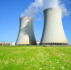 Nuclear power plant Temelin in Czech Republic Europe