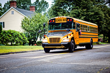 Fototapeta na wymiar School bus