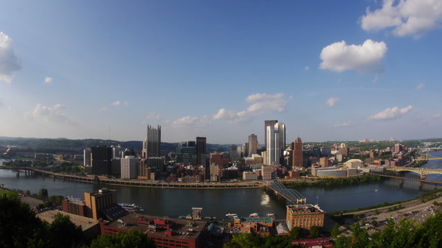 Pittsburgh Skyline Timelapse Ultra-HD 4K