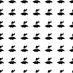 Fototapeta premium Witch hat seamless pattern. Vector