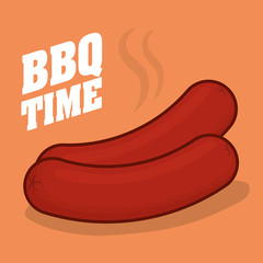 Fresh and delicious sausages bbq designs.