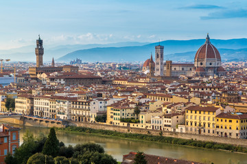 Panoramic sunset Florence