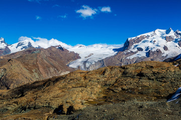 Obraz premium Alps mountain landscape in Swiss
