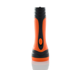 orange Flashlight  Isolated on white background