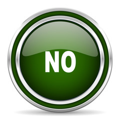 no green glossy web icon