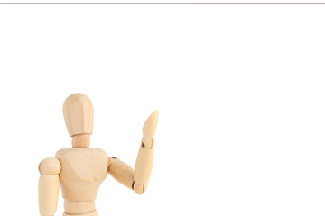 デッサン人形　ひらめく