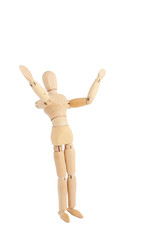 デッサン人形　驚く