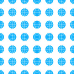 Earth seamless pattern. Vector