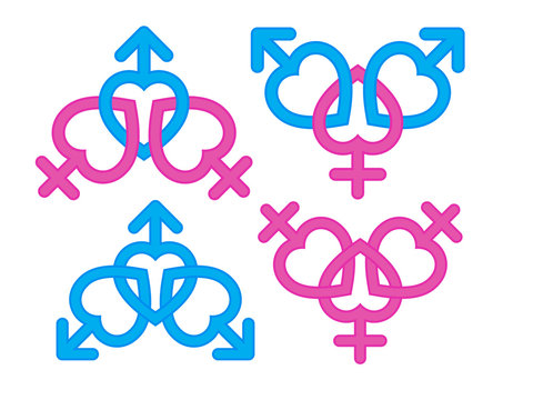 Gender symbol : Male and female symbols combination
