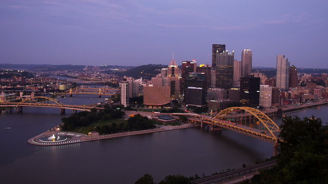 Pittsburgh Skyline Night