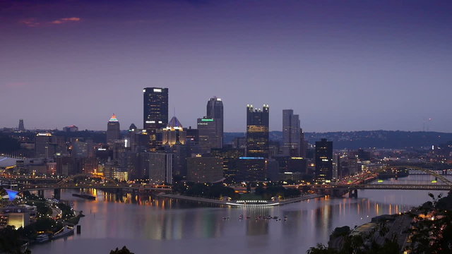 Early Morning Over Pittsburgh 3575
