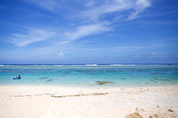 Obraz premium Beautiful Beach in Miyako Island, Okinawa, Japan