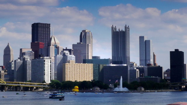 Pittsburgh Skyline Timelapse 3628