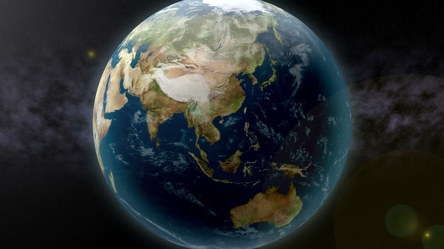 Earth Zoom to China 3657