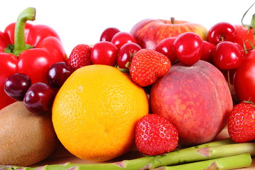 Fresh fruits and vegetables, healthy nutrition