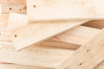 light brown wood on white background