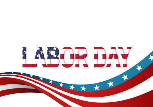 labor day american flag