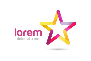 Star vector logo icon leader boss