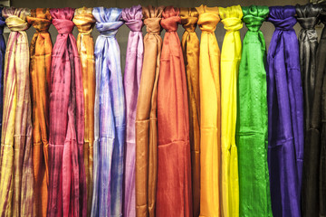 Series of silk pashminas