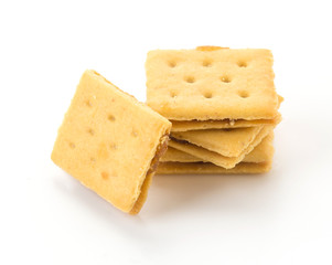  cheese biscuit with pineapple jam