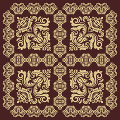 Damask Seamless Vector Pattern