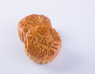 Mooncake, the Chinese words on the mooncake is not a logo or tra
