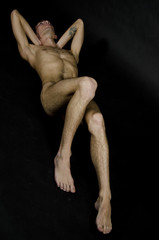 Obraz premium Handsome naked male