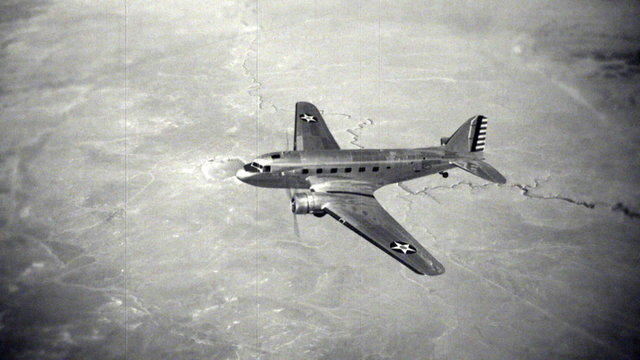 C-39 Cargo Plane Vintage Film 3927