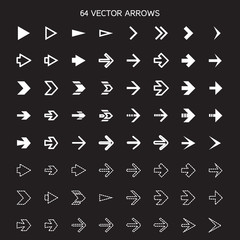 Isolated arrows set, undo and previous buttons