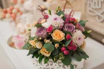 Beautiful mixed flower wedding decoration
