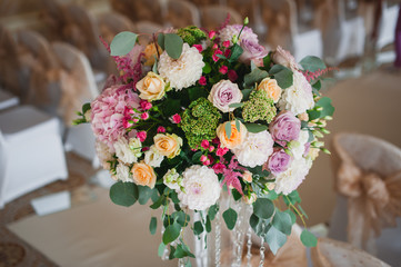 Beautiful mixed flower wedding decoration