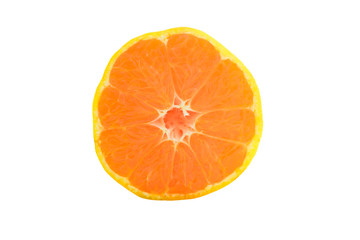 Orange fruit slice