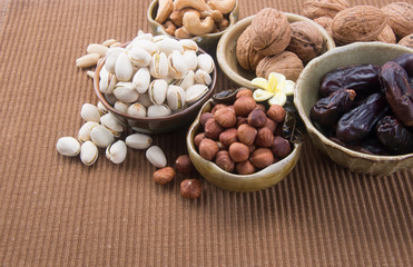 nuts. cashew nuts on the background