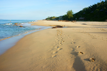 Obraz premium Vietnam beach, Viet Nam seashore, landscape