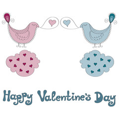 Happy valentine's day vector background