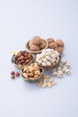 nuts. cashew nuts on the background