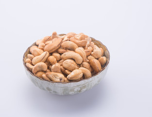 nuts. cashew nuts on the background
