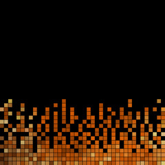 abstract vector square pixel mosaic background